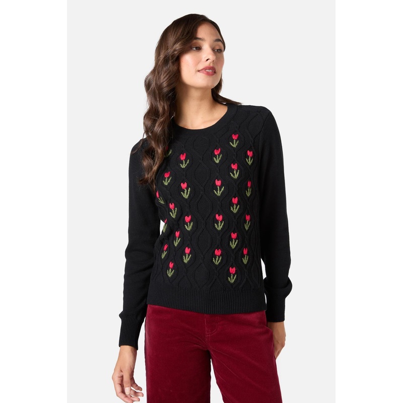 Tulip Embroiderd Jumper