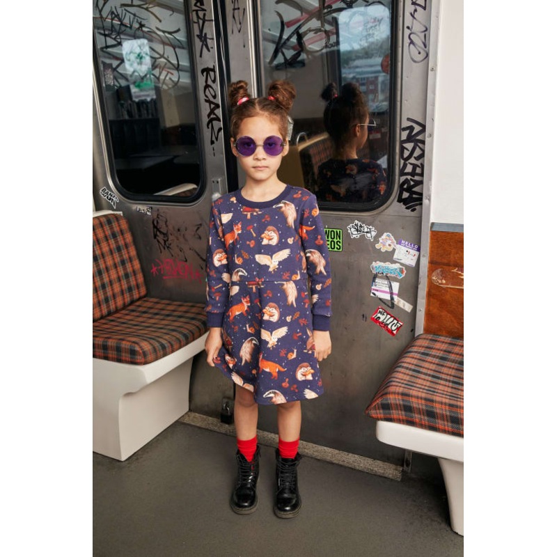 Woodland Animal Kids Dress