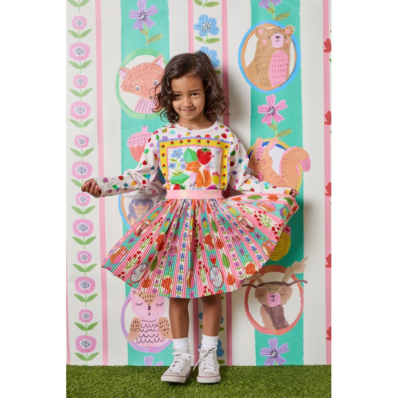 Woodland Kids Pleat Skirt