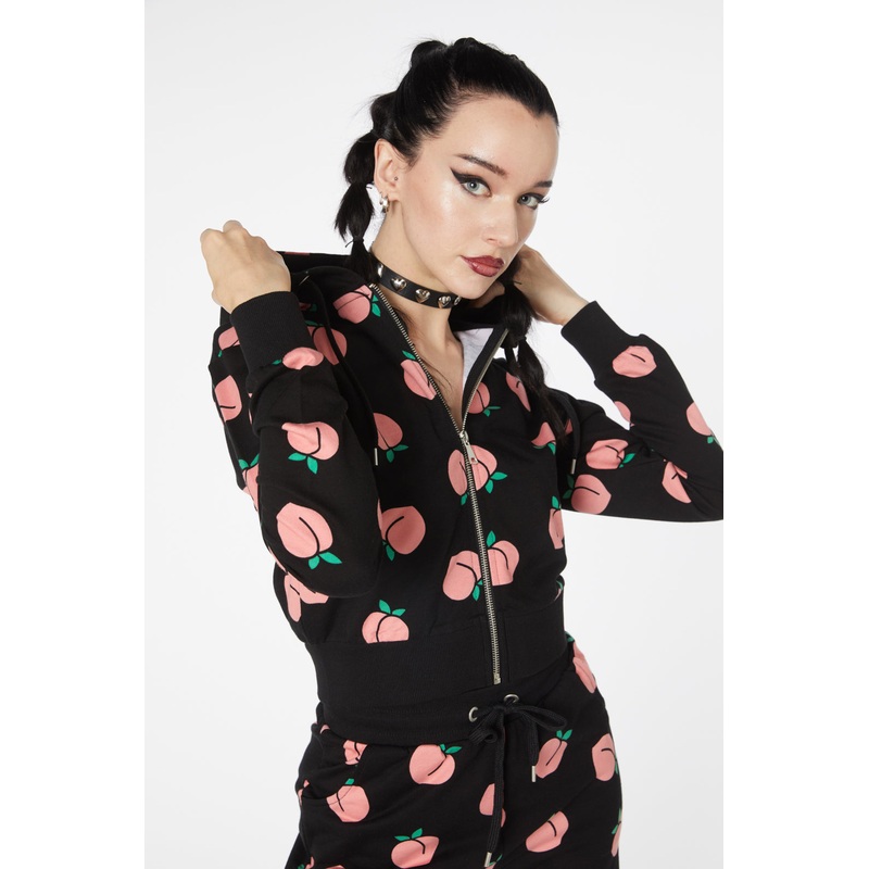 You Peach Cotton Hoodie