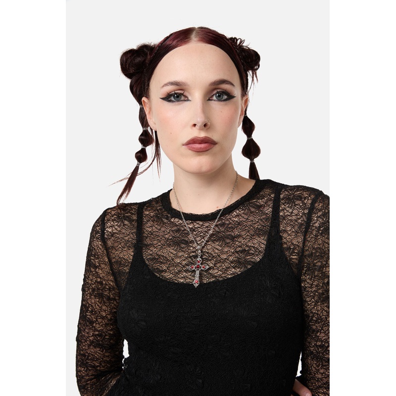 Baroque Cross Necklace