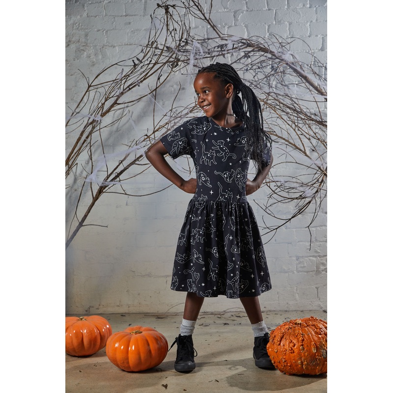 Celestial Cats Kids Dress