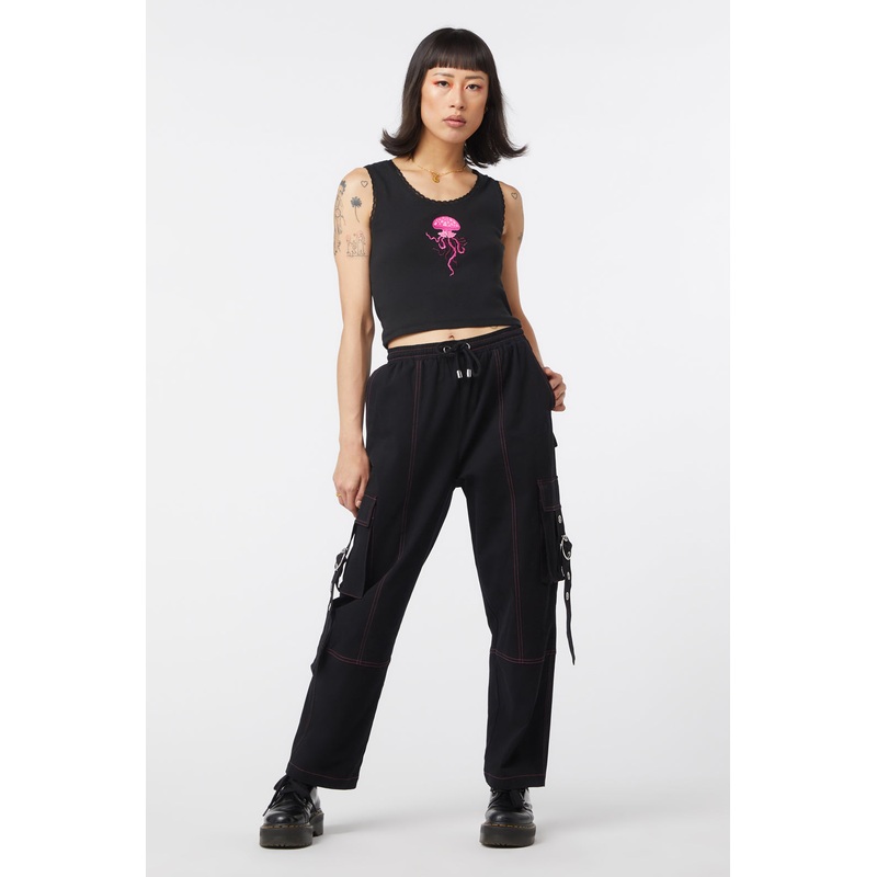 Contrast Stitch School Cargo Pant