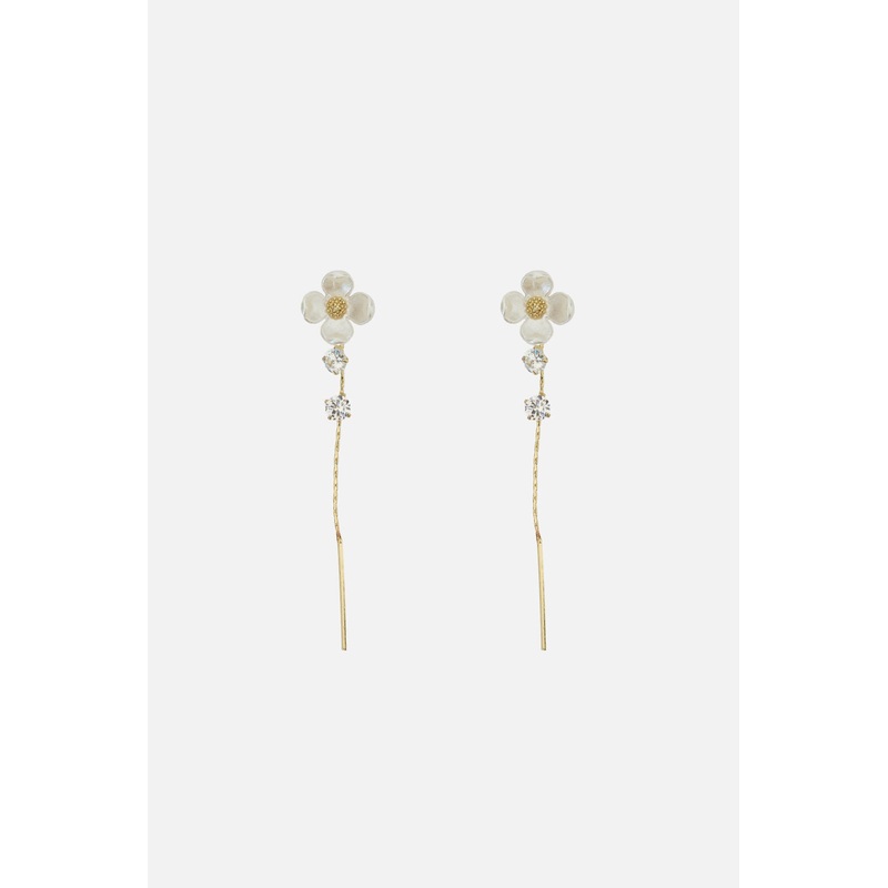 Daisy Gem Drop Earrings
