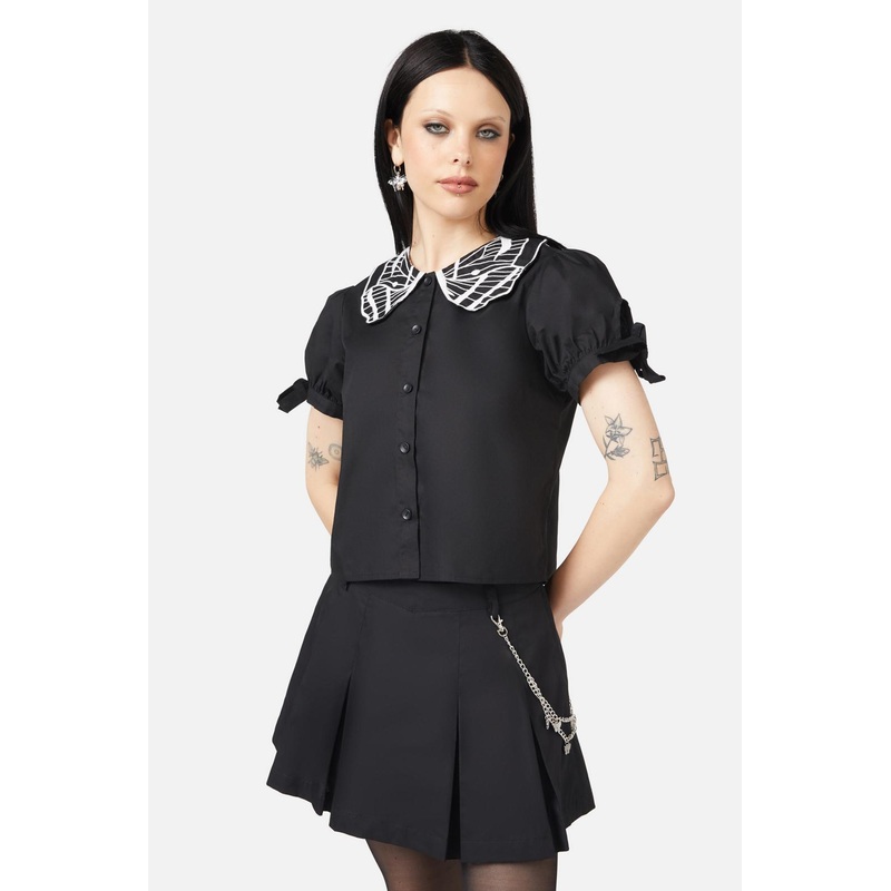 Moth Wing Collar Blouse