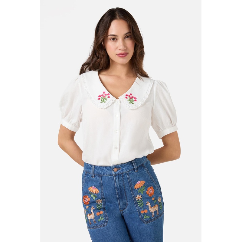 Posie Embroidered Blouse