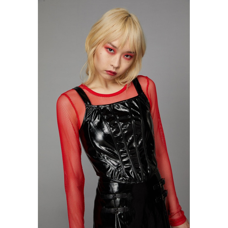 PU Contrast Panel Top