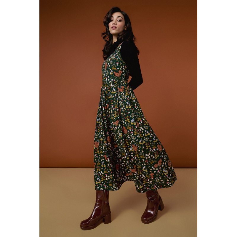 Squirrel Away Midi Dress