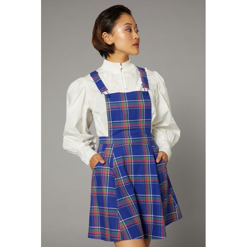 Werewolf Tartan Goth Pinafore