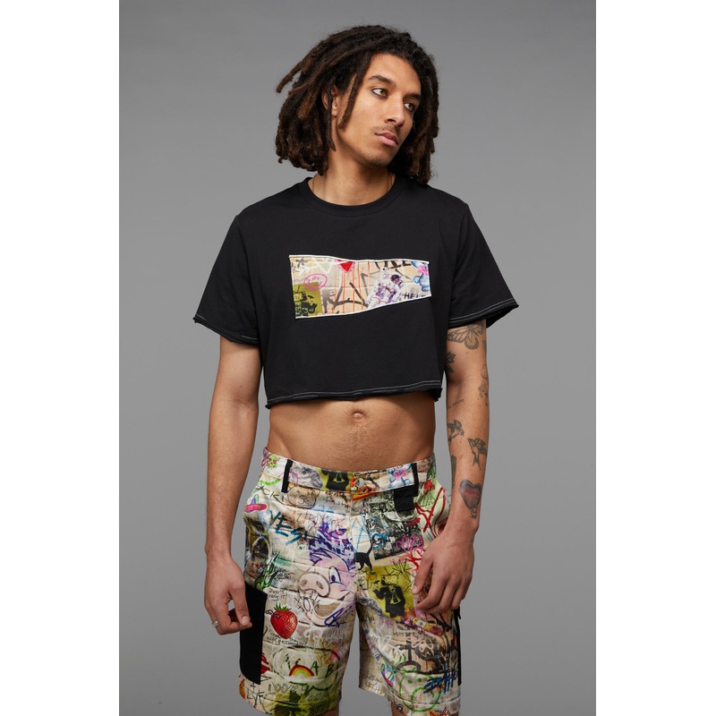 Back Alley Boxy Crop Tee