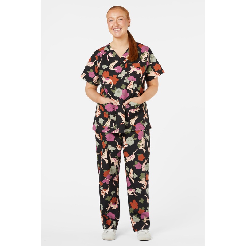 Love Cats Scrub Set