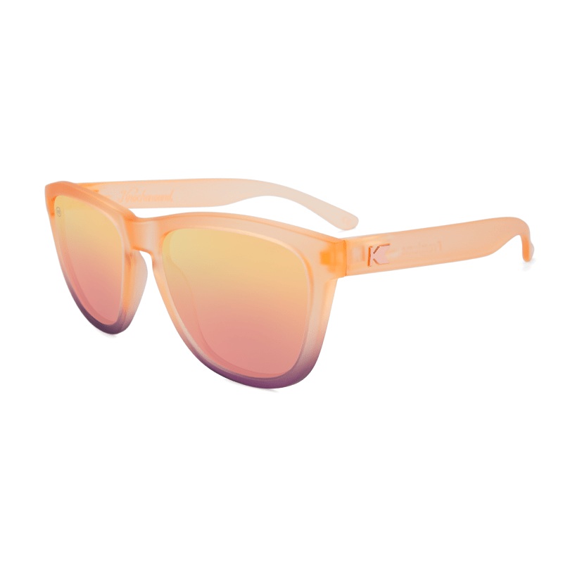 Knockaround Sunglasses | Premiums | Frosted Rose Quartz Fade / Rose