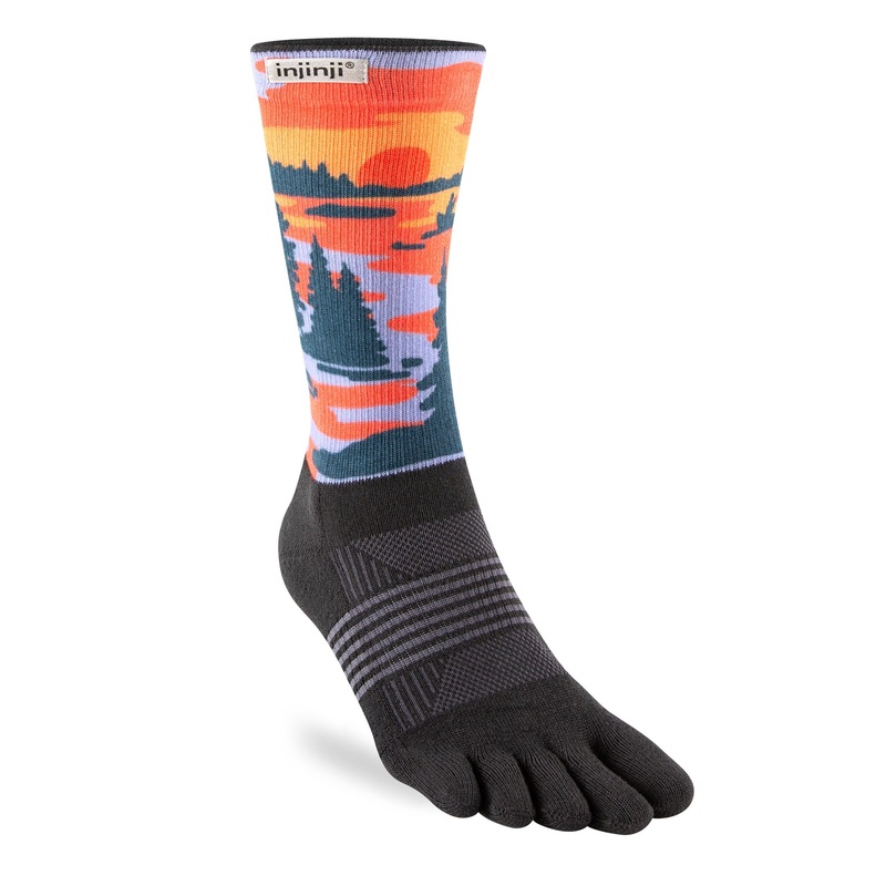 Injinji Trail Sock | Midweight | Crew Length | Dusk | Womens