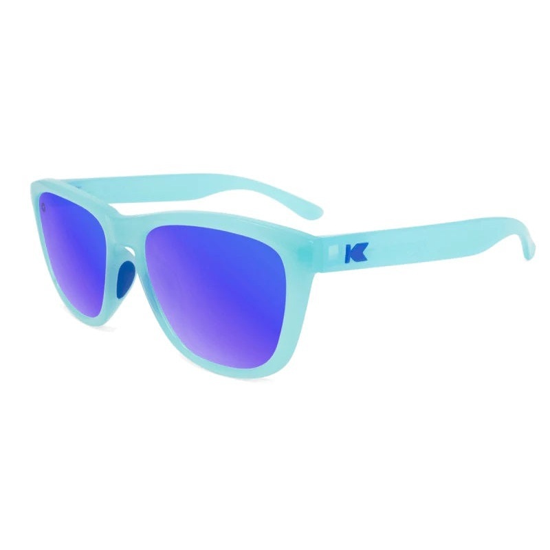 Knockaround Sunglasses | Premiums Sport | Icy Blue / Moonshine