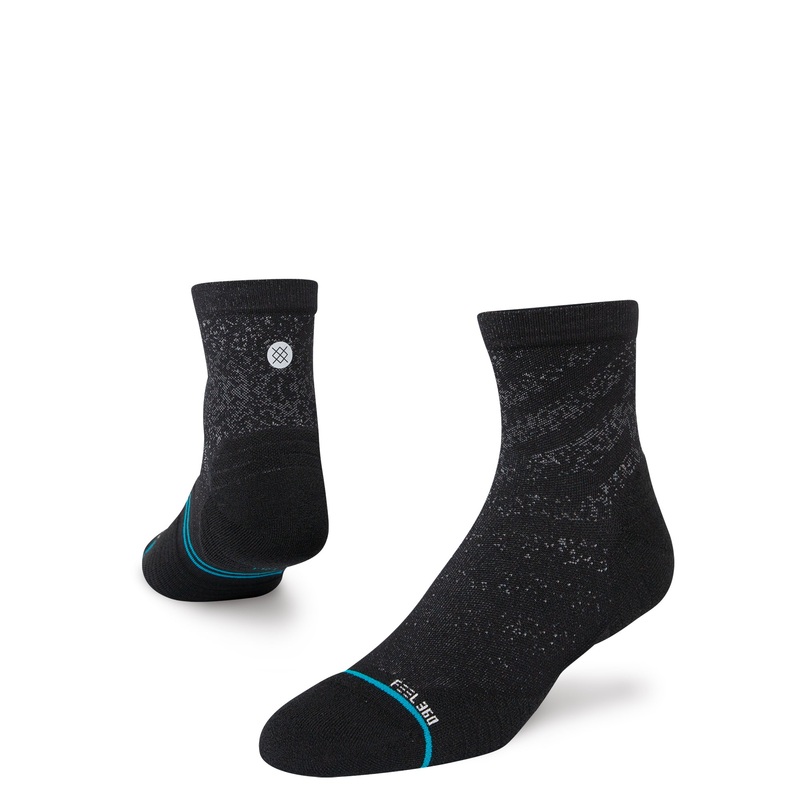 Stance Socks | Light Cushion | Quarter Length | Run Black
