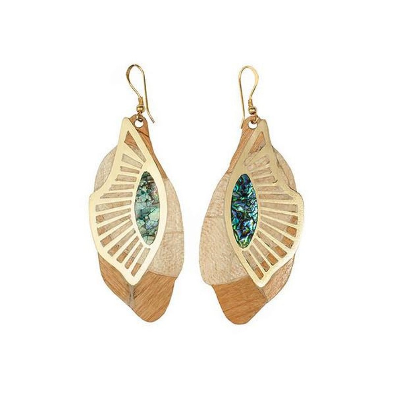 Zayah Wing Hook Earrings