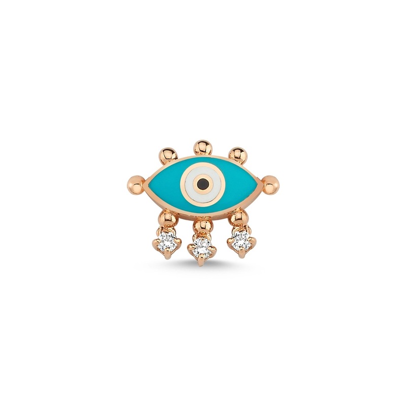 Evil Eye Stud (Turquoise)