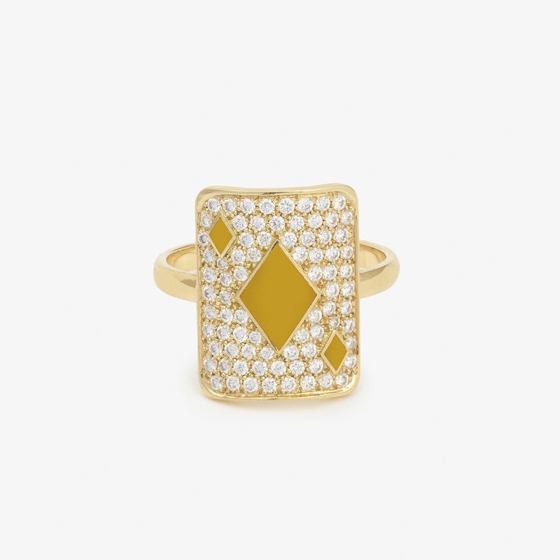 Pinkie Gold Honneur Ring