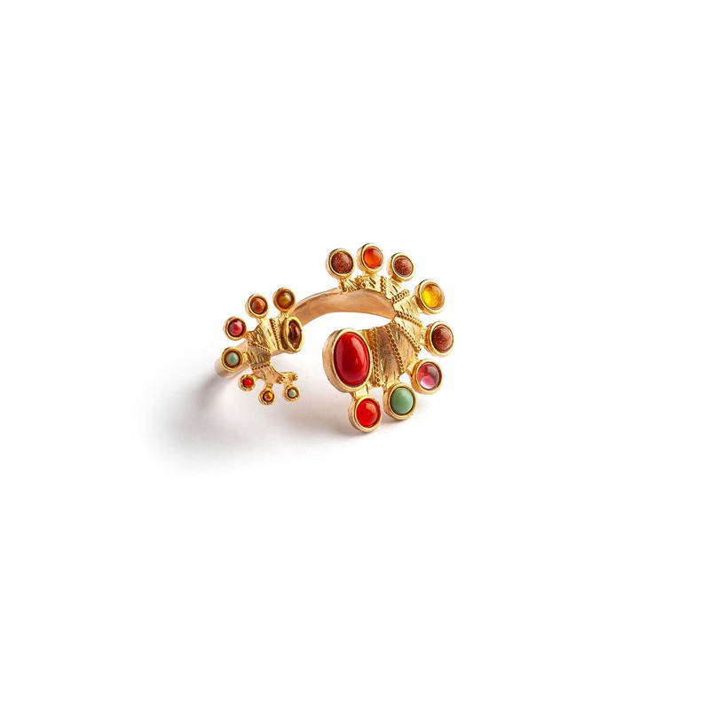 Seahorse Short Luxury Ring