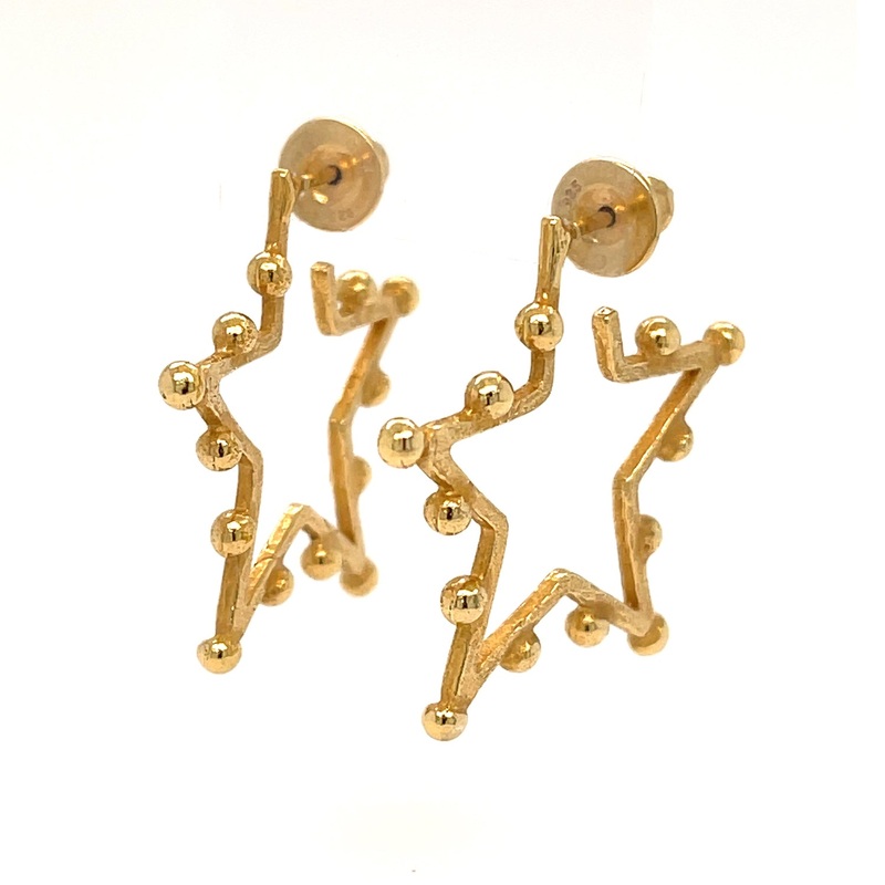 Stella Star Hoops – Gold