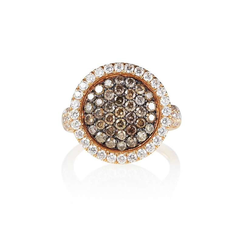 Venezia Rose Gold Cocktail Ring
