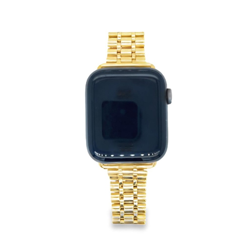 Yellow 18 Karat Apple Watch Deployment Band Estate Jewelry with