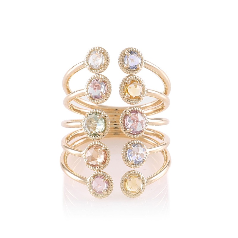 Ring Zero 2 – Multicolour Sapphires
