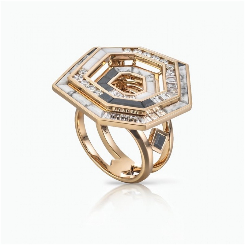 Stellar Dusk Halo Ring