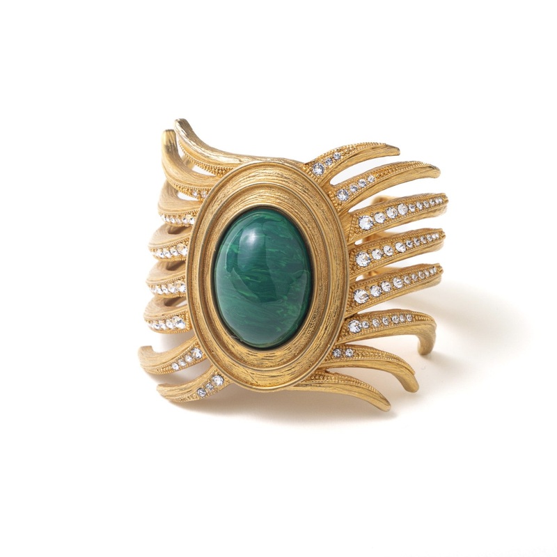 Sun Cuff Bracelet – Green