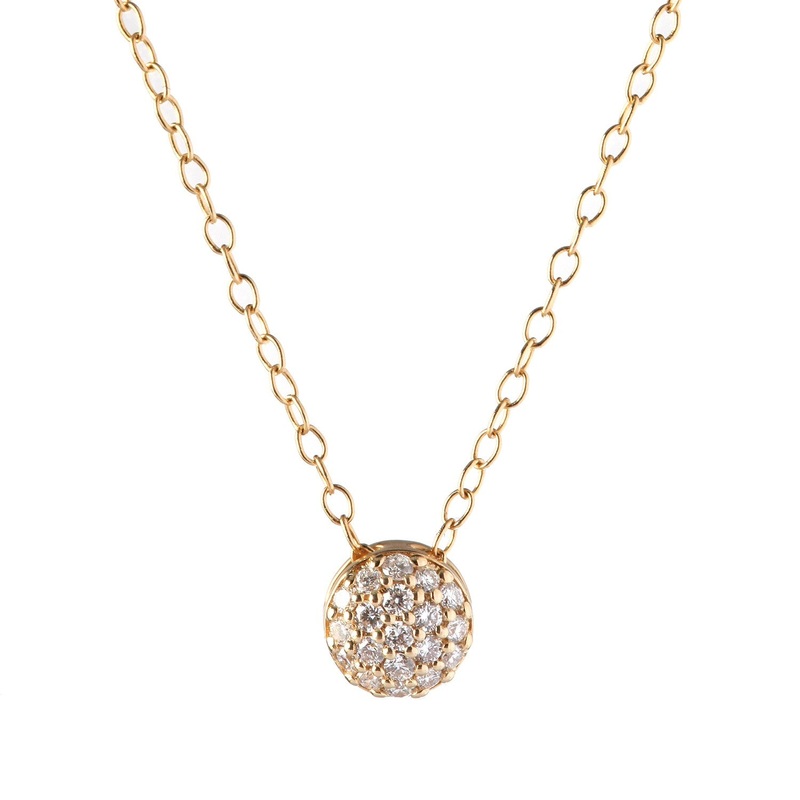 April Birthstone Dot Necklace