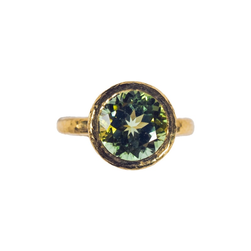 Mint Green Tourmaline Colette Ring