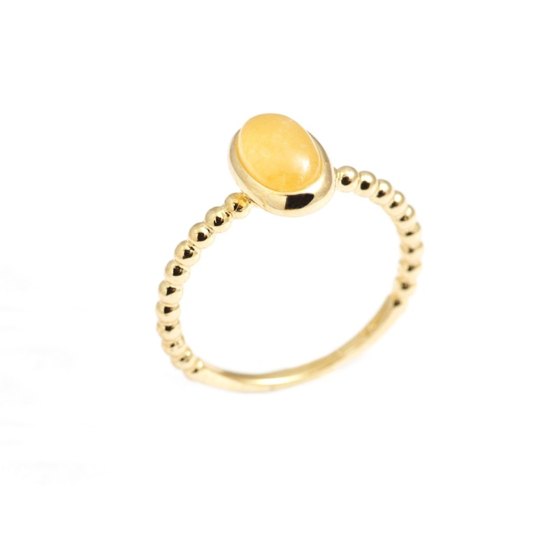 Vida Citrine Oval Stack Ring