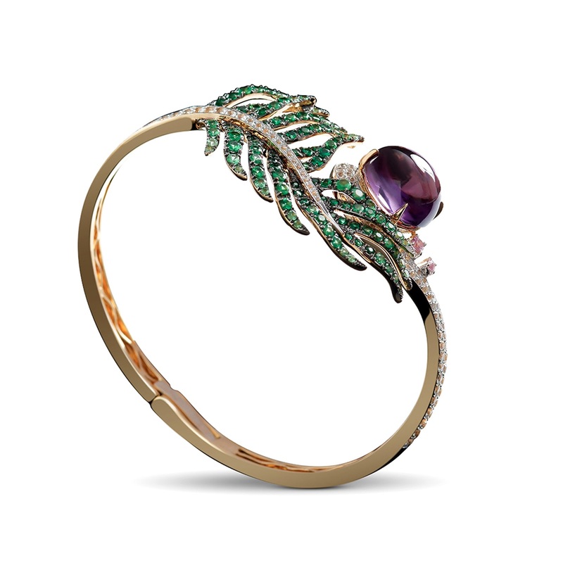 Palm Statement Bangle