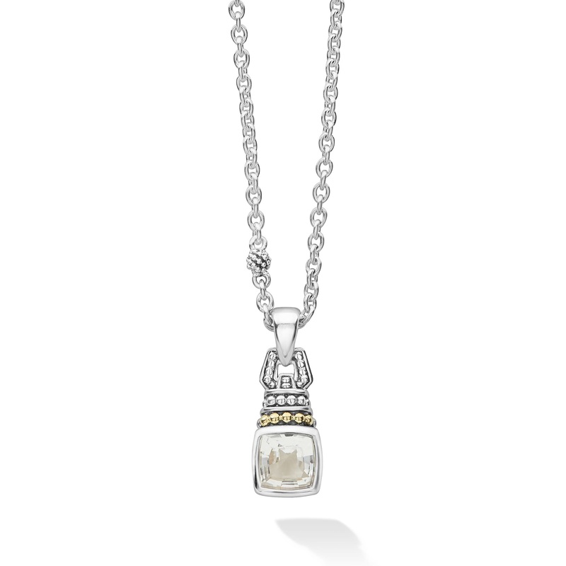 Rittenhouse White Topaz Pendant Necklace