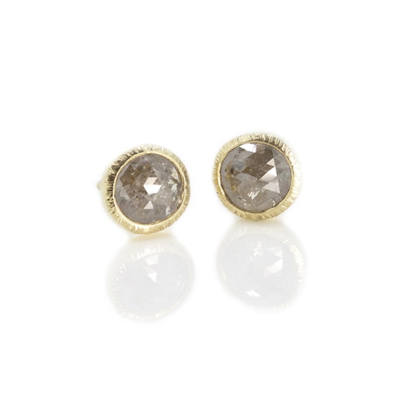 Round Diamond Earrings