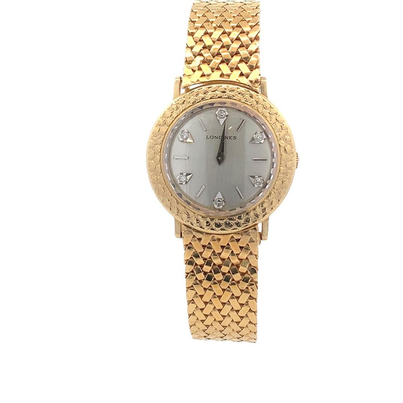 Yellow 14 Karat Longines Estate Jewelry with