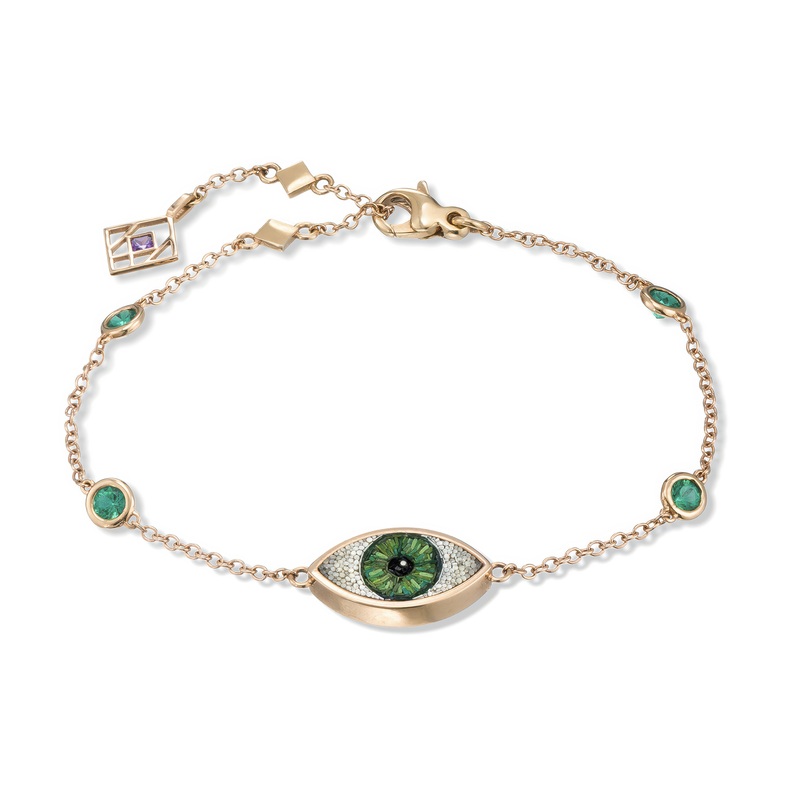 Green Eye Bracelet