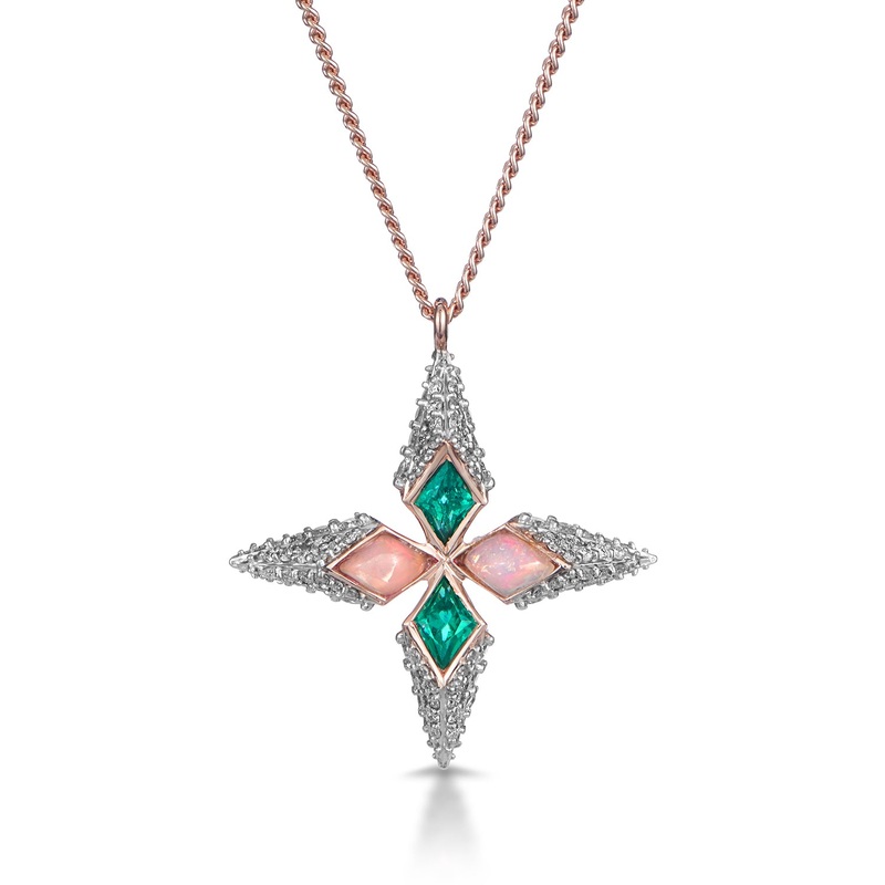 Trinity Necklace in Rose Gold