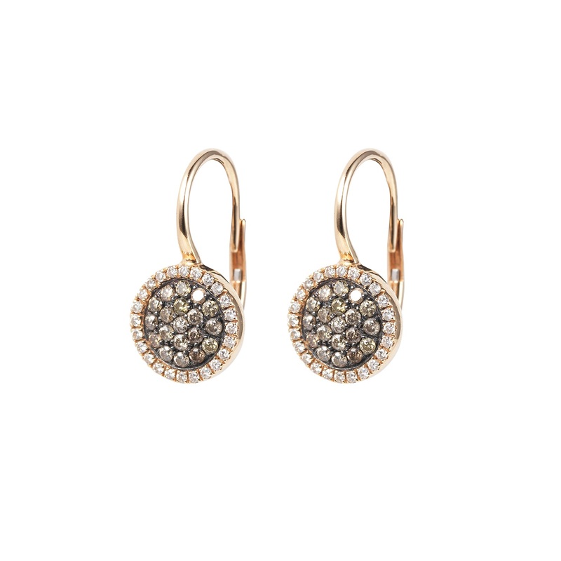 Venezia Rose Gold Drop Earrings