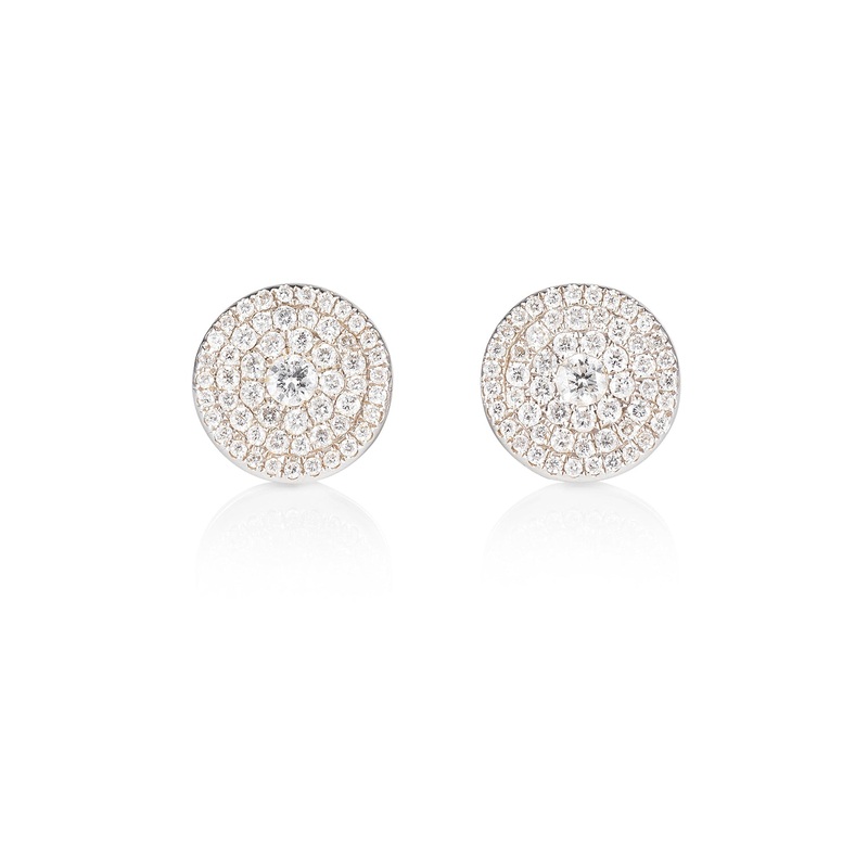Venezia White Diamond Earrings