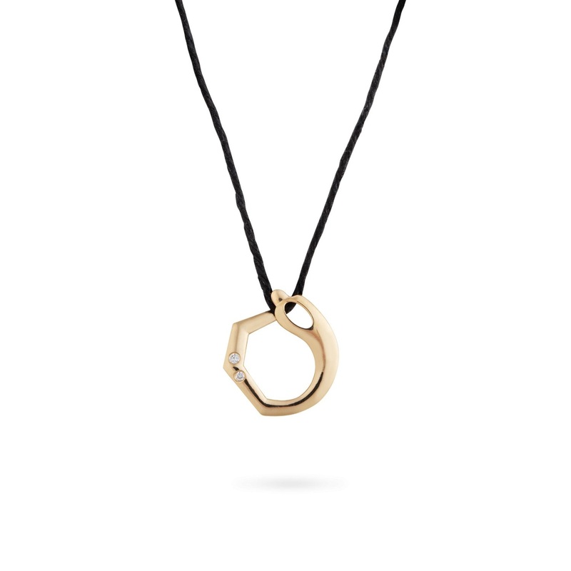 Yellow Gold Shadow Necklace
