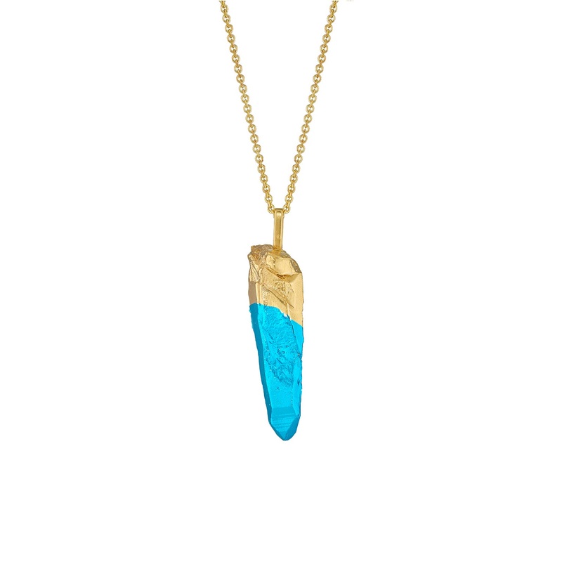 HotRocks Alchemy Wand Necklace – Sky-Blue
