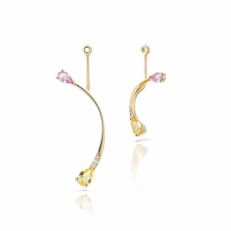 Rose More Ear Jackets