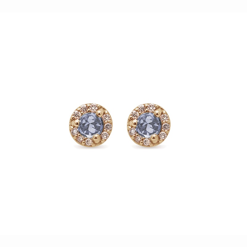 Tiny Rosette Stud Earrings