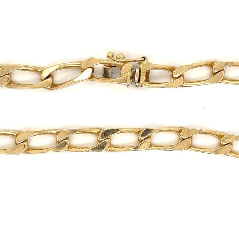 Yellow 18 Karat link bracelet Estate Jewelry with