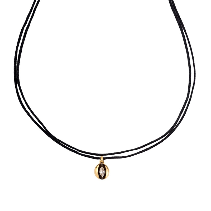 Gaia Pendant & Cord Choker