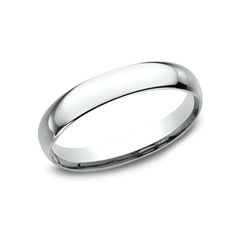 White 14 Karat 6mm ISR Wedding Band Estate Jewelry Size 10 Gram Weight