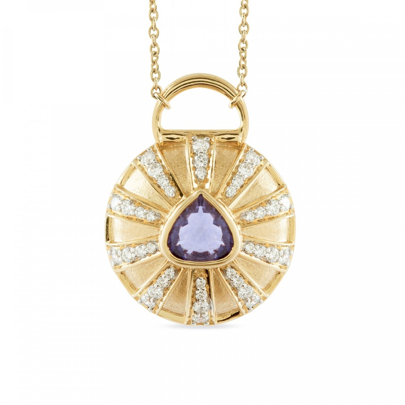 Blue Iolite Necklace