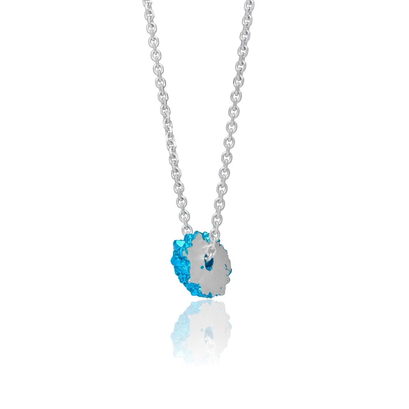 HotRocks Wheel Necklace – Turquoise Blue