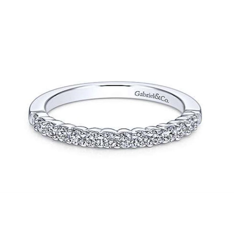 Lady’s Estate White 14 Karat Prong Set Wedding/Anniversary Ring Size 5